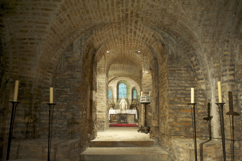 Dijon - Abbaye Saint-Bénigne -Oratoire Sainte-Marie (IXe-XIIe siècle)