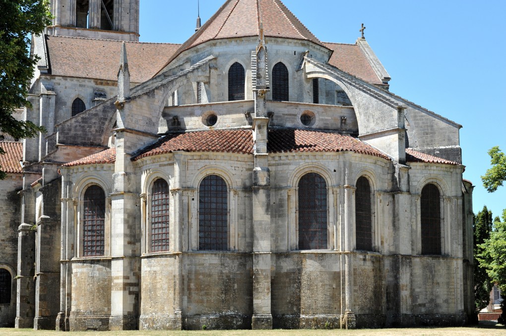 Vézelay - Le chevet (3e tiers du XIIe siècle)
