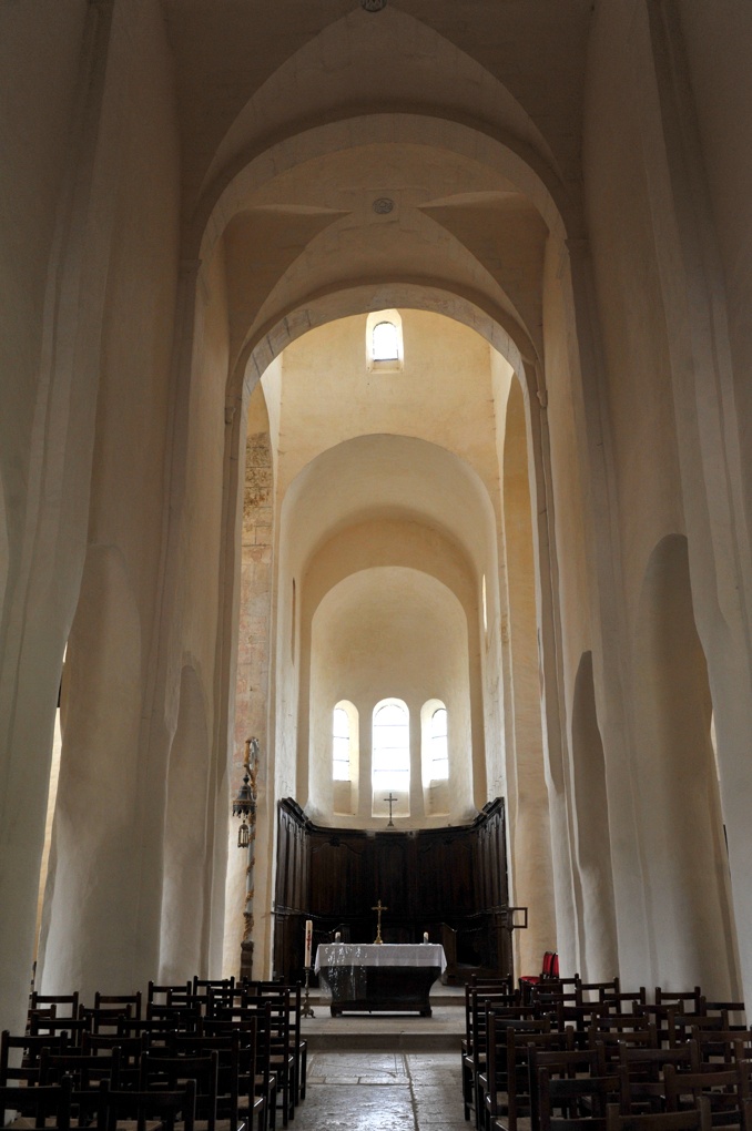 Châtillon-sur-Seine - Eglise Saint-Vorles (XIe siècle) - Vue intérieure