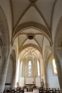 Ladoix-Serrigny - Chapelle Notre-Dame du Chemin (XIe et XVe siècle) - le choeur (XVe siècle)