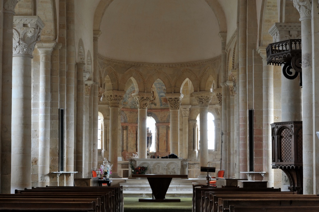 Saint-Révérien - Eglise Saint-Révérien - Le chevet (XIIe siècle)