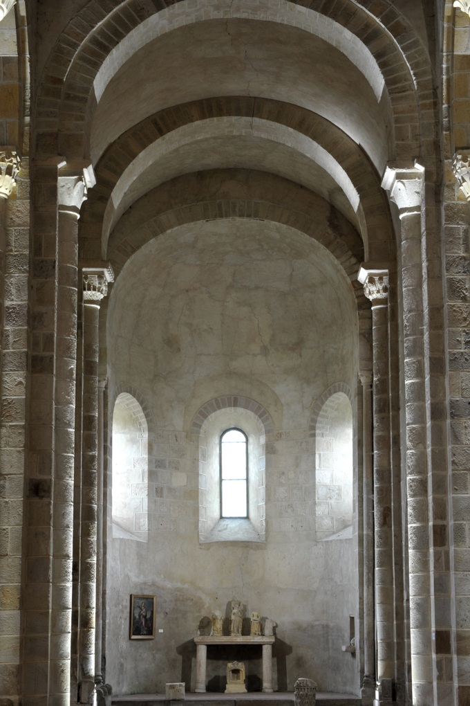 Bourbon-Lancy - Priorale Saint-Nazaire - Choeur et abside