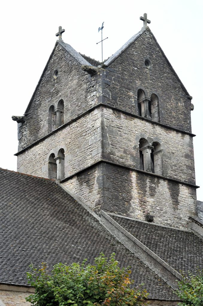 Mercurey - Eglise Saint-Symphorien - Le clocher (XIIIe siècle)
