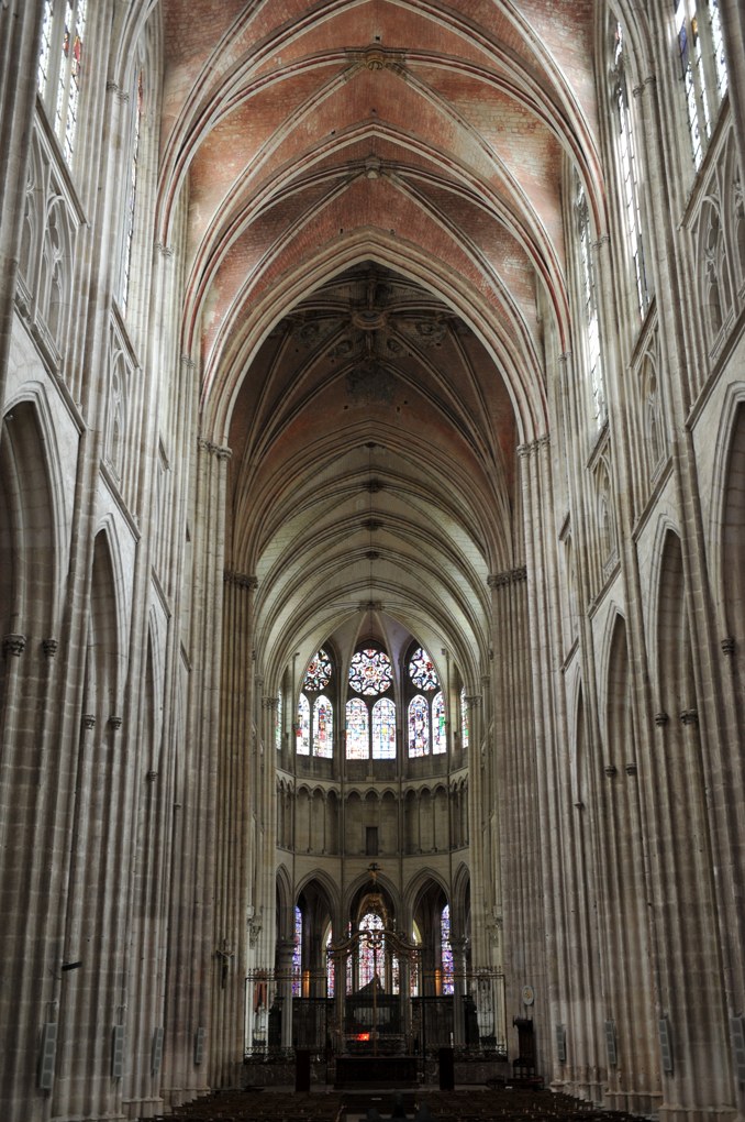 Auxerre - La cathédrale gothique (XIIIe-XVIe siècle)