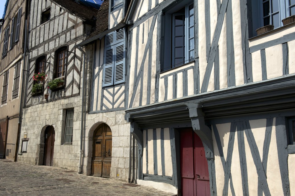Auxerre - Maisons à pans de bois