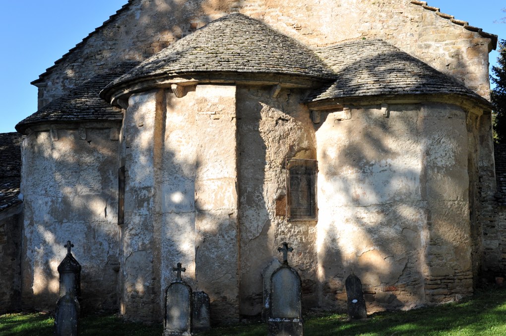 Saint-Point - Eglise castrale et paroissiale Saint-Point (aujourd'hui Saint-Donat) : le chevet
