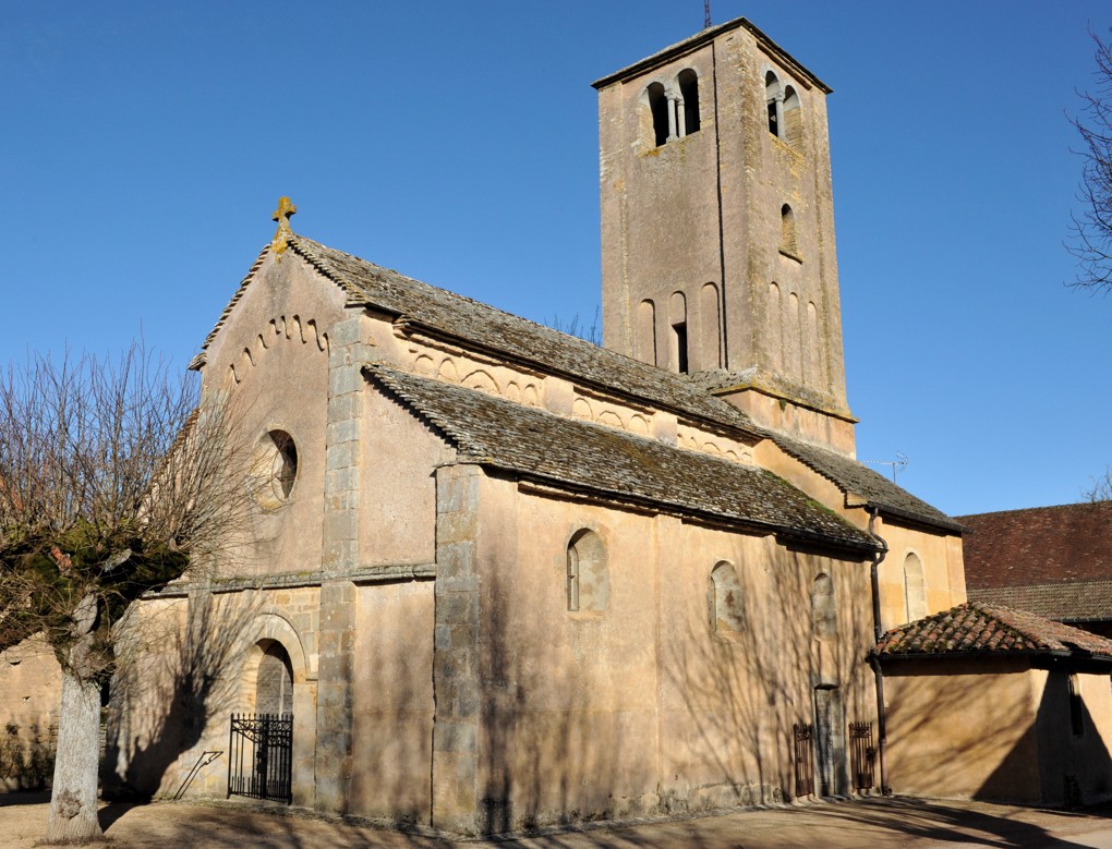 Saint-Vincent-des-Prés - Eglise Saint-Vincent (XIe siècle)