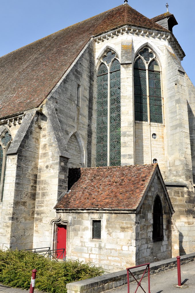 Tonnerre - Hôtel-Dieu Notre-Dame des Fontenilles (XIIIe siècle) : chevet
