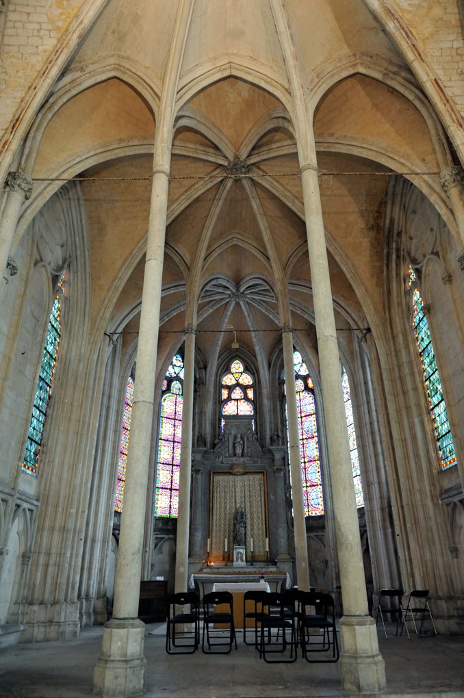 Auxerre - Abbaye Saint-Germain - Abbatiale : chapelle axiale (fin du XIIIe siècle)