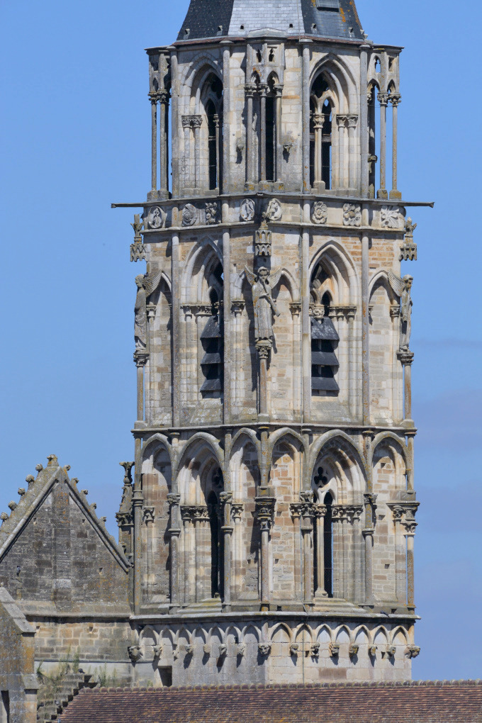 Saint-Père-sous-Vézelay - Eglise Notre-Dame : le clocher (v. 1265)