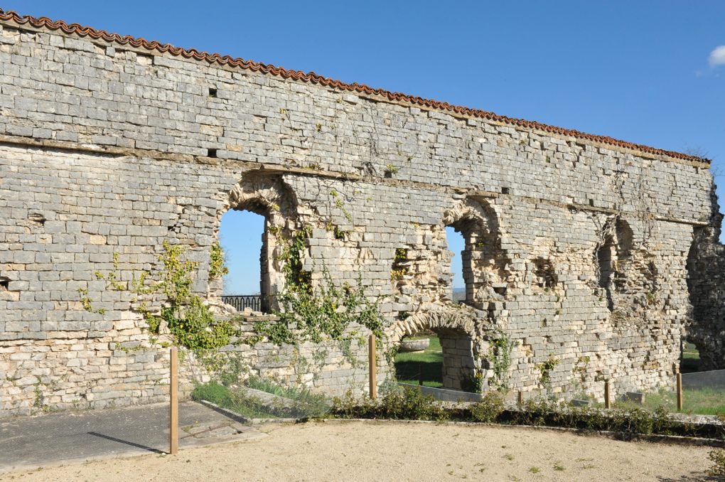 Vézelay - Abbaye - Ruines d'un bâtiment conventuel (XIIe siècle)