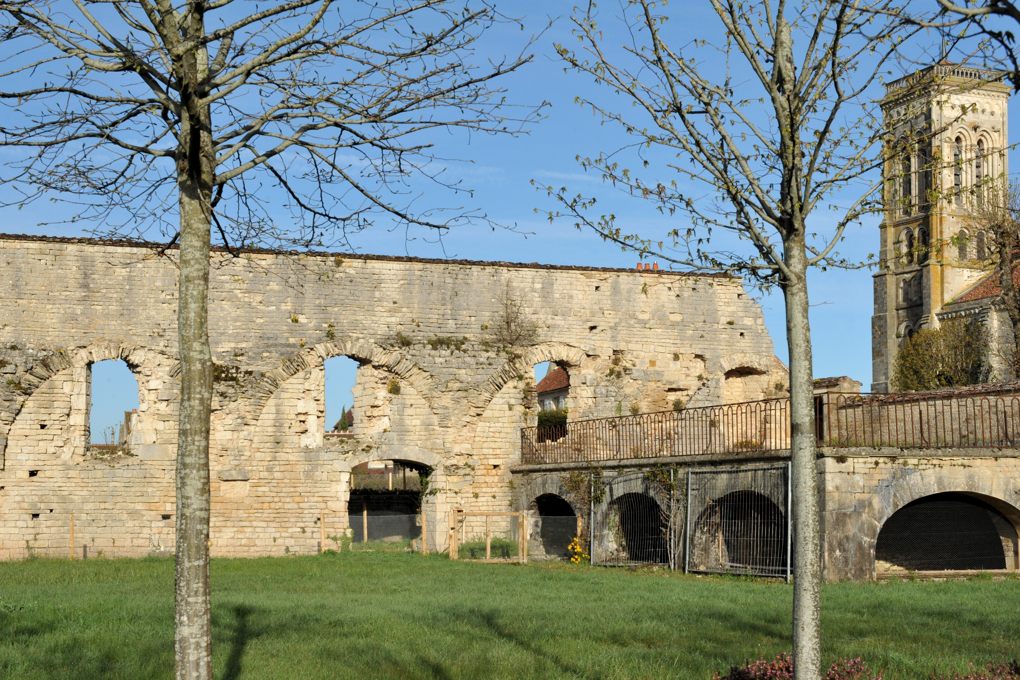 Vézelay - Abbaye - Ruines de l'ancien réfectoire (XIIe siècle)
