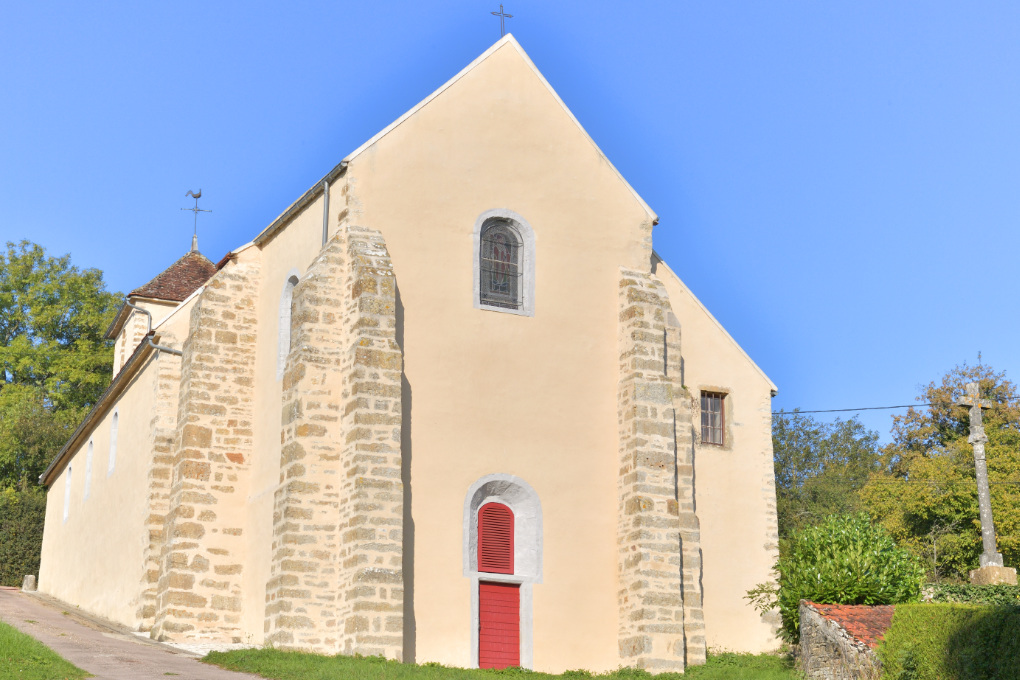 Fontenay-près-Vézelay : Eglise Saint-Germain (XIIe-XVe-XVIIIe s.)
