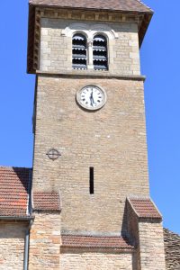 Solutré-Pouilly - Eglise Saint-Pierre (XIIe s.) : le clocher